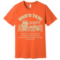 Funny Retro Vintage Dad's Taxi Service Premium T-Shirt
