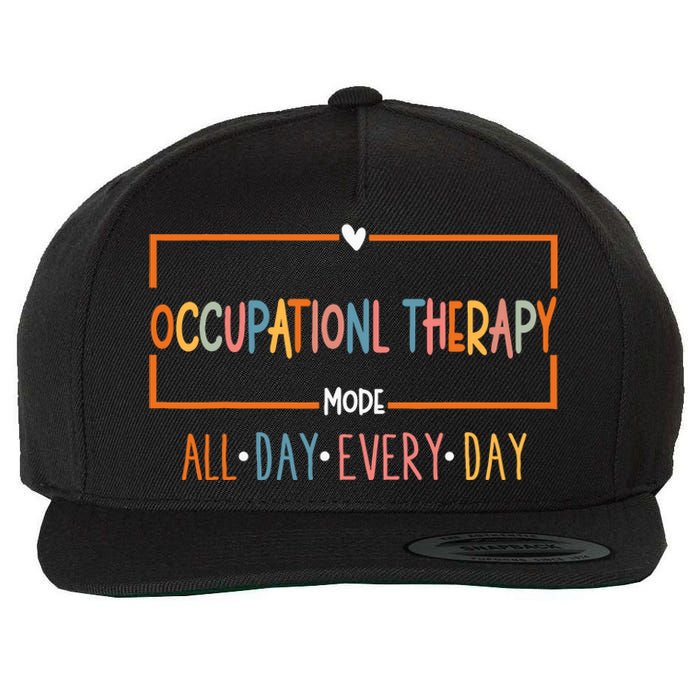 Funny Retro Vintage Occupational Therapys Womenss Wool Snapback Cap