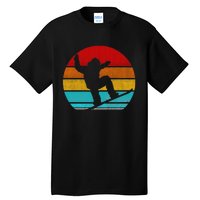 Funny Retro Vintage Snowboarding Tall T-Shirt