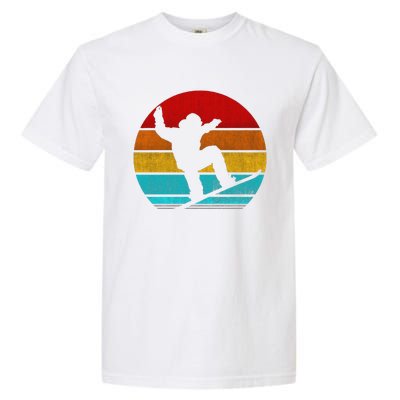 Funny Retro Vintage Snowboarding Garment-Dyed Heavyweight T-Shirt