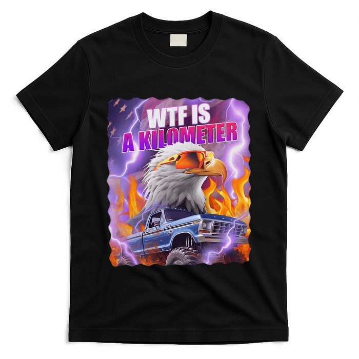 Funny Retro Wtf What Fck Is A Kilometer T-Shirt