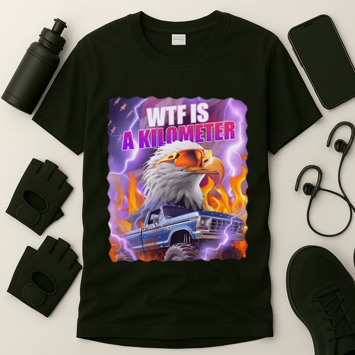 Funny Retro Wtf What Fck Is A Kilometer T-Shirt