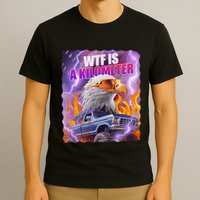 Funny Retro Wtf What Fck Is A Kilometer T-Shirt
