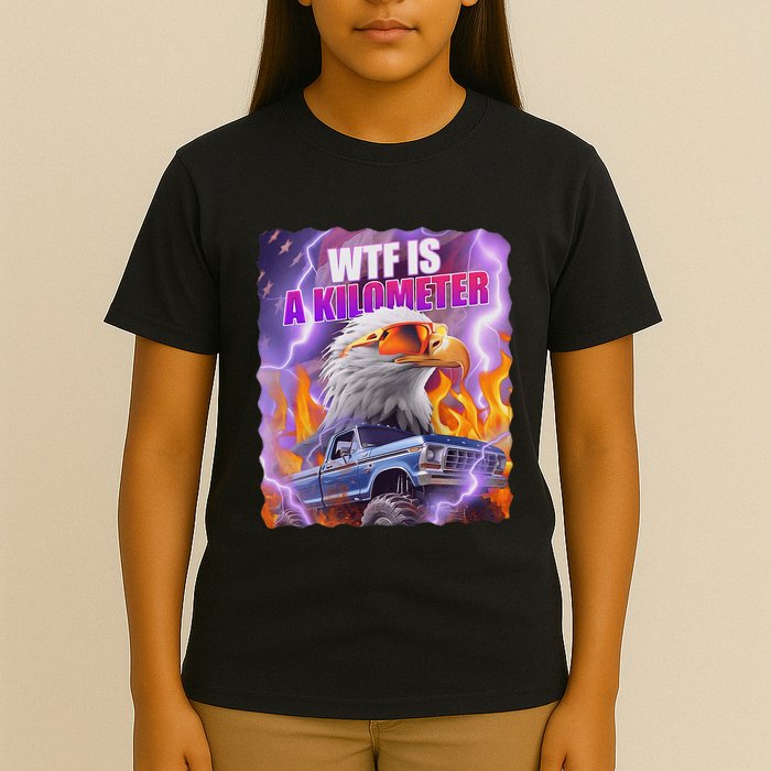 Funny Retro Wtf What Fck Is A Kilometer T-Shirt