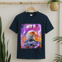 Funny Retro Wtf What Fck Is A Kilometer Vintage Style T-Shirt