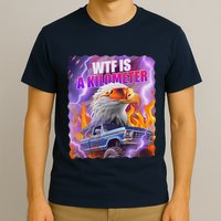 Funny Retro Wtf What Fck Is A Kilometer Vintage Style T-Shirt