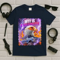 Funny Retro Wtf What Fck Is A Kilometer Vintage Style T-Shirt