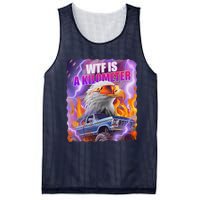 Funny Retro Wtf What Fck Is A Kilometer Vintage Style Mesh Reversible Basketball Jersey Tank