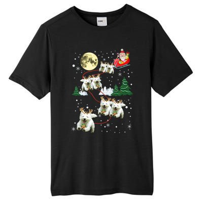 Funny Reindeer Westie Xmas Christmas Dog Lovers Gift Tall Fusion ChromaSoft Performance T-Shirt