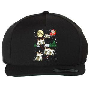 Funny Reindeer Westie Xmas Christmas Dog Lovers Gift Wool Snapback Cap