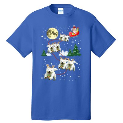 Funny Reindeer Westie Xmas Christmas Dog Lovers Gift Tall T-Shirt