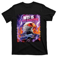 Funny Retro Wtf What Fck Is A Kilometer Vintage Style T-Shirt