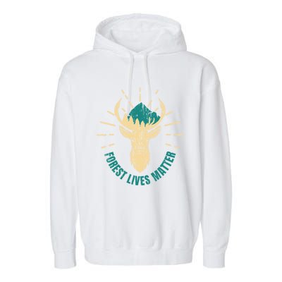 Forest Ranger Wild Life Mother Earth Cool Gift Garment-Dyed Fleece Hoodie