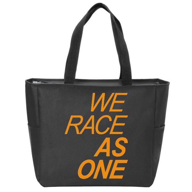 Formula Racing We Race As One Rainbow 2020 Circuits Sport Zip Tote Bag