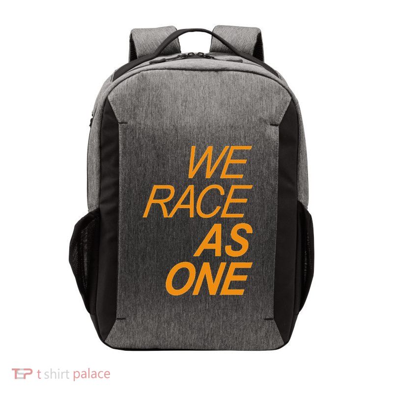 Formula Racing We Race As One Rainbow 2020 Circuits Sport Vector Backpack