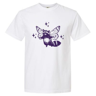 Flying Raccoon With Butterfly Wings Vintage Garment-Dyed Heavyweight T-Shirt