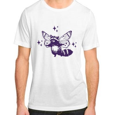 Flying Raccoon With Butterfly Wings Vintage Adult ChromaSoft Performance T-Shirt