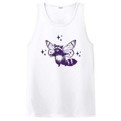 Flying Raccoon With Butterfly Wings Vintage PosiCharge Competitor Tank