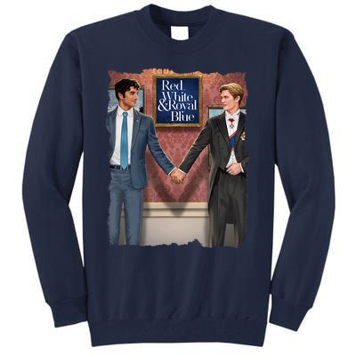 Forever Red White And Royal Blue Tall Sweatshirt