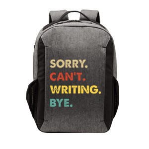 Funny Retro Writing Sorry CanT Writing Bye Vector Backpack