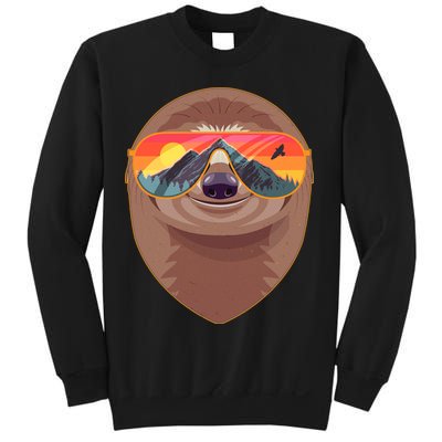 Funny Retro Wilderness Sloth Sweatshirt