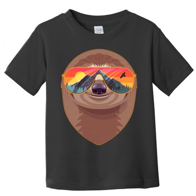 Funny Retro Wilderness Sloth Toddler T-Shirt