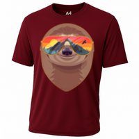 Funny Retro Wilderness Sloth Performance Shirt