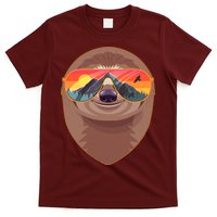 Funny Retro Wilderness Sloth T-Shirt