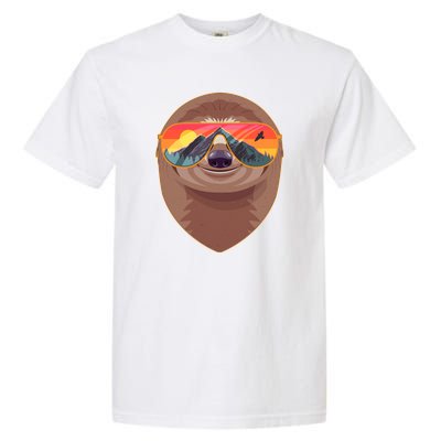 Funny Retro Wilderness Sloth Garment-Dyed Heavyweight T-Shirt