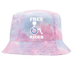 Free Rides Wheelchair Gift Tie-Dyed Bucket Hat