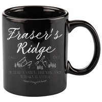 Frasers Ridge Where Friends Family And Whisky Gather 11oz C Handle Ceramic Mug