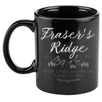 Frasers Ridge Where Friends Family And Whisky Gather 11oz C Handle Ceramic Mug
