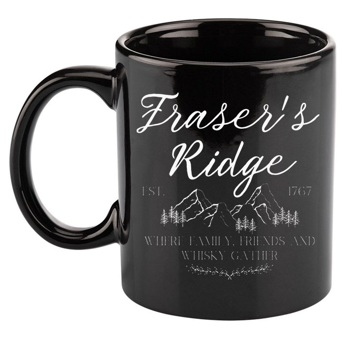 Frasers Ridge Where Friends Family And Whisky Gather 11oz C Handle Ceramic Mug