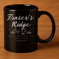 Frasers Ridge Where Friends Family And Whisky Gather 11oz C Handle Ceramic Mug