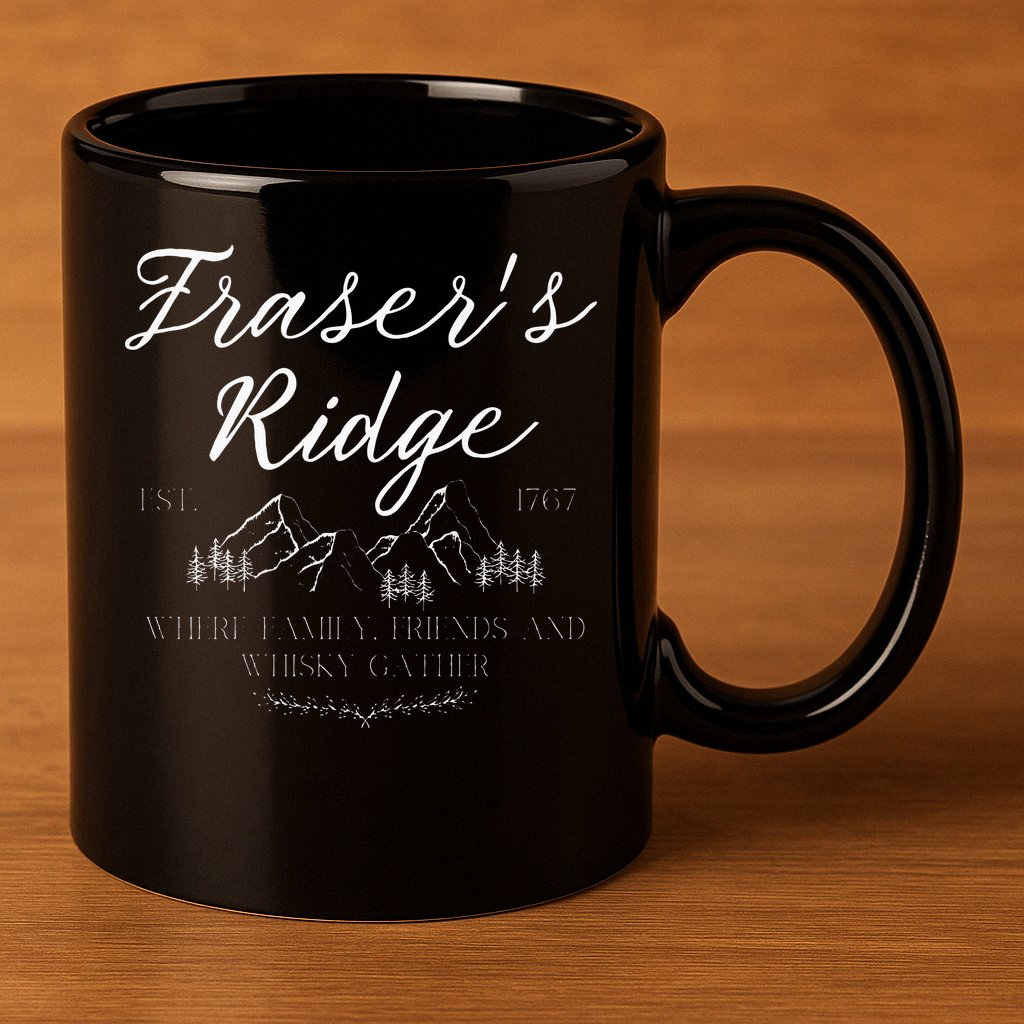 Frasers Ridge Where Friends Family And Whisky Gather 11oz C Handle Ceramic Mug