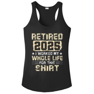 Funny Retirementi Worked My Whole Life For This Ladies PosiCharge Competitor Racerback Tank