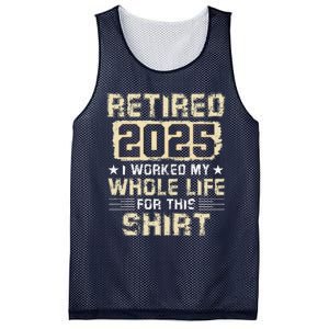 Funny Retirementi Worked My Whole Life For This Mesh Reversible Basketball Jersey Tank