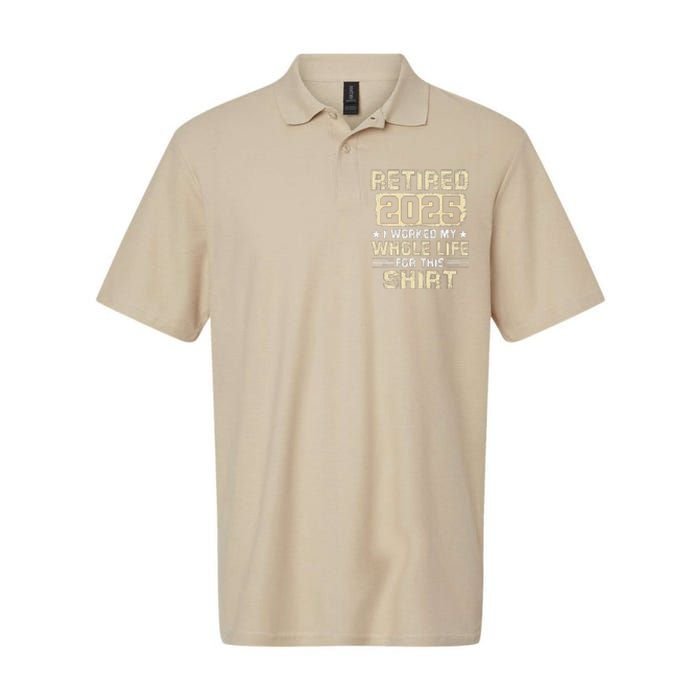 Funny Retirementi Worked My Whole Life For This Softstyle Adult Sport Polo