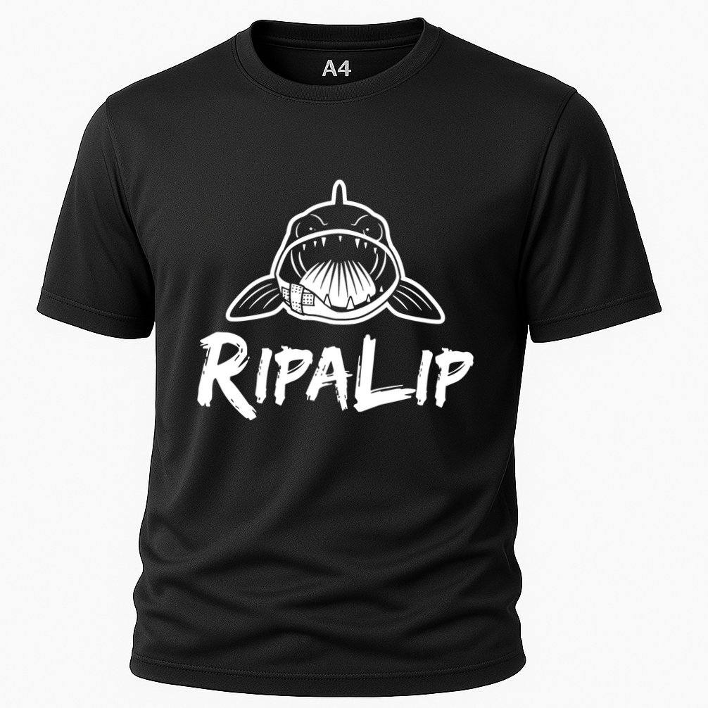 Funny RipaLip Walleye Fishing Performance Shirt