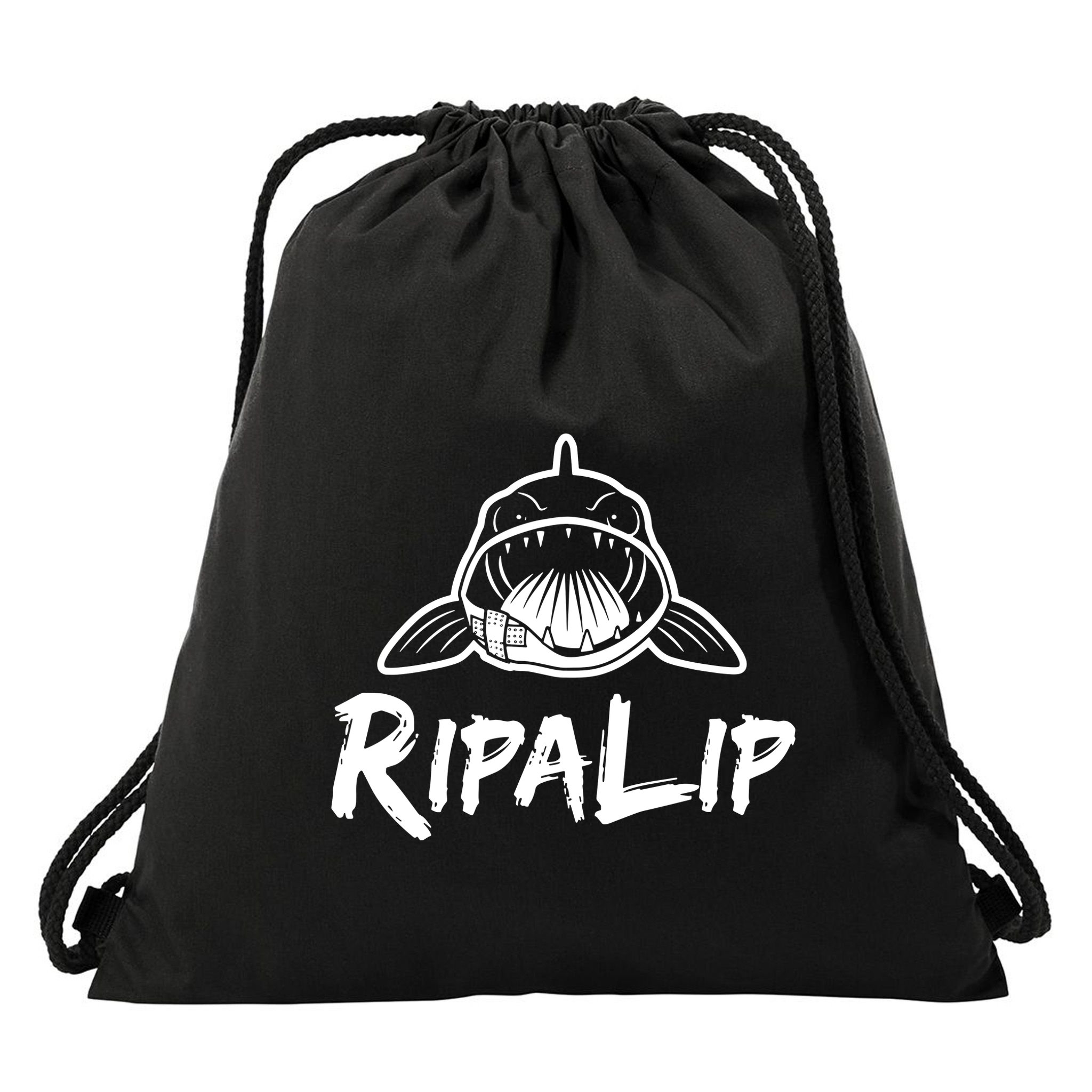 Funny RipaLip Walleye Fishing Drawstring Bag