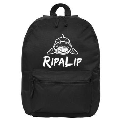 Funny RipaLip Walleye Fishing 16 in Basic Backpack