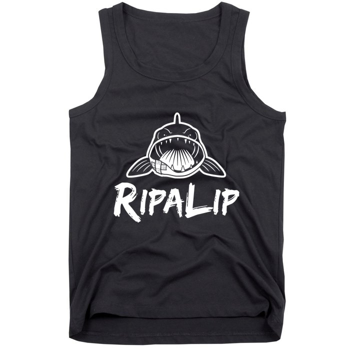 Funny RipaLip Walleye Fishing Tank Top