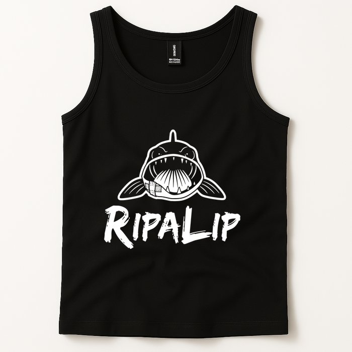 Funny RipaLip Walleye Fishing Tank Top