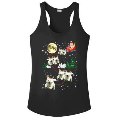 Funny Reindeer Westie Xmas Christmas Dog Lovers Gift Ladies PosiCharge Competitor Racerback Tank