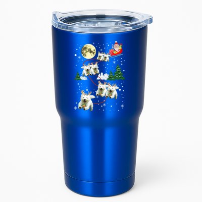 Funny Reindeer Westie Xmas Christmas Dog Lovers Gift Tumbler