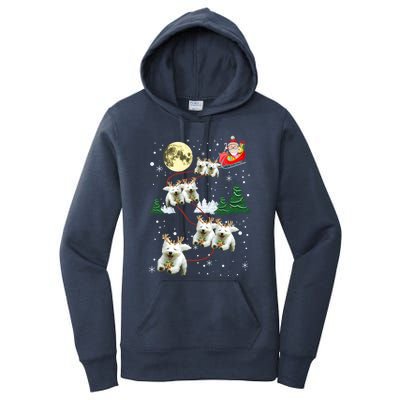 Funny Reindeer Westie Xmas Christmas Dog Lovers Gift Women's Pullover Hoodie