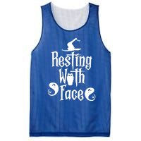 Funny Resting Witch Face Witch Halloween Gift Mesh Reversible Basketball Jersey Tank