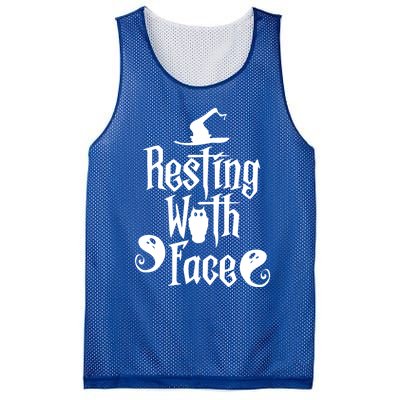 Funny Resting Witch Face Witch Halloween Gift Mesh Reversible Basketball Jersey Tank