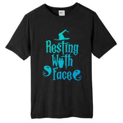 Funny Resting Witch Face Witch Halloween Gift Tall Fusion ChromaSoft Performance T-Shirt