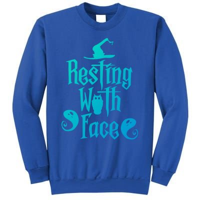 Funny Resting Witch Face Witch Halloween Gift Sweatshirt